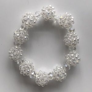 Hand made extensible faux diamond Bracelet